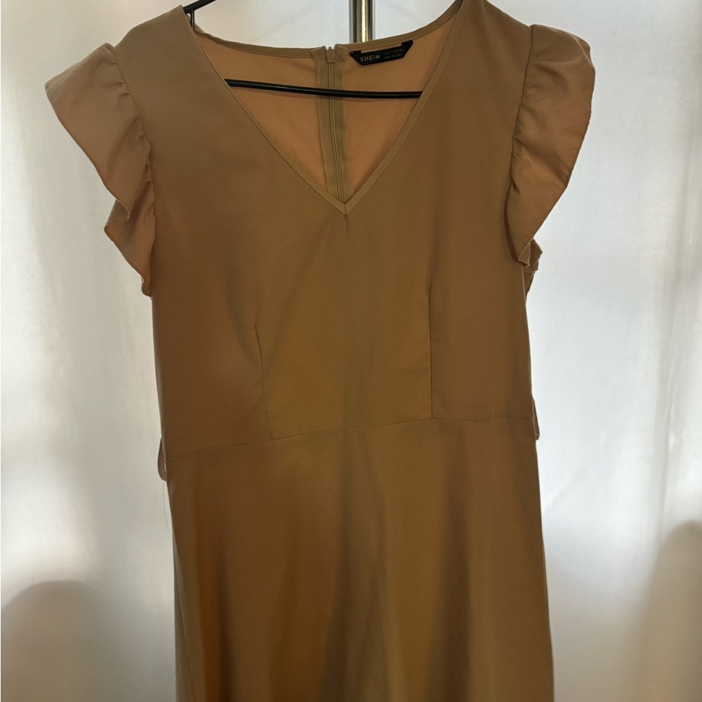 Elegant Tan Dress